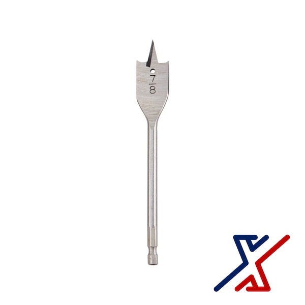 X1 Tools 7/8 in. x 6 in. Long Spade Bit / Paddle Bit / Wood Bit 1 Bit by X1 Tools X1E-CON-BIT-SPA-2088x1 - main